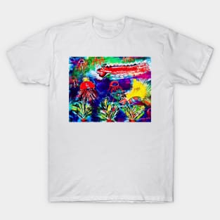 Sea Monsters During Saturn in Pisces Retrograde T-Shirt